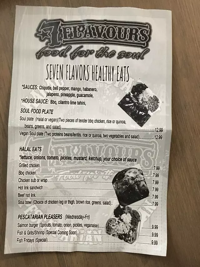 7 Flavours Food For The Soul