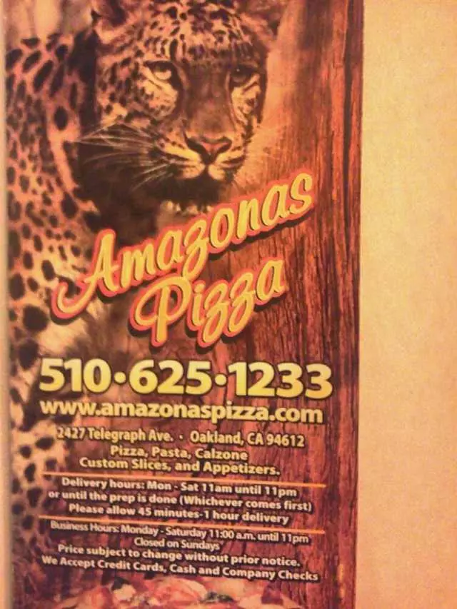 Amazona’s Pizza