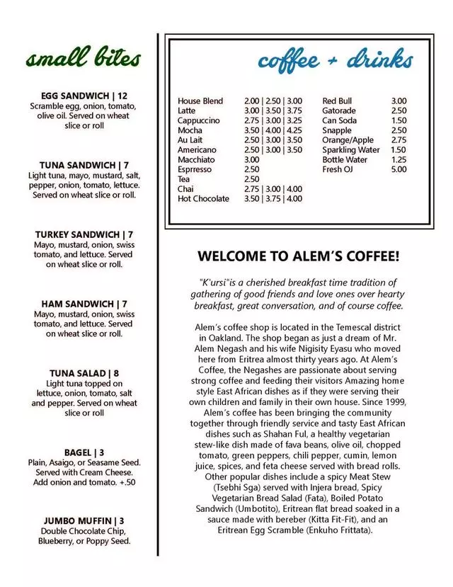 Alem’s Coffee