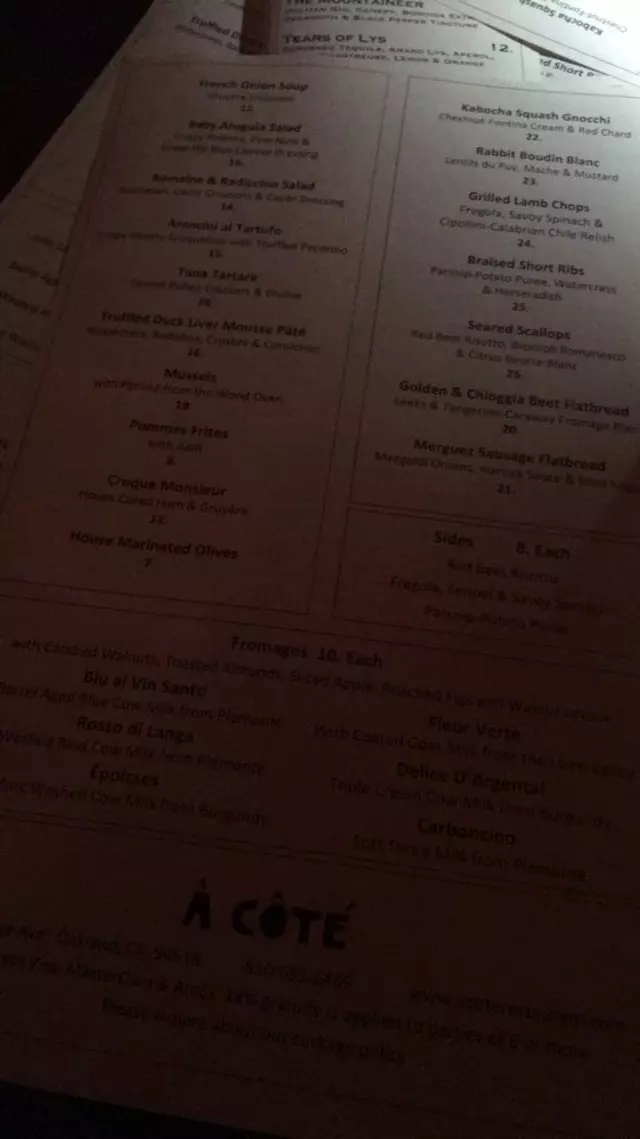 À Côté Restaurant