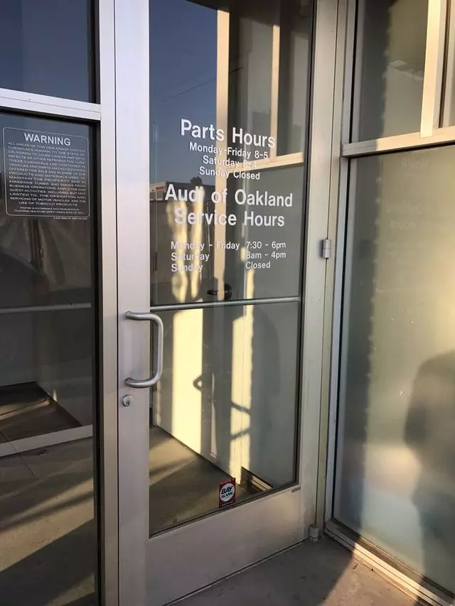 Audi Oakland Service Center