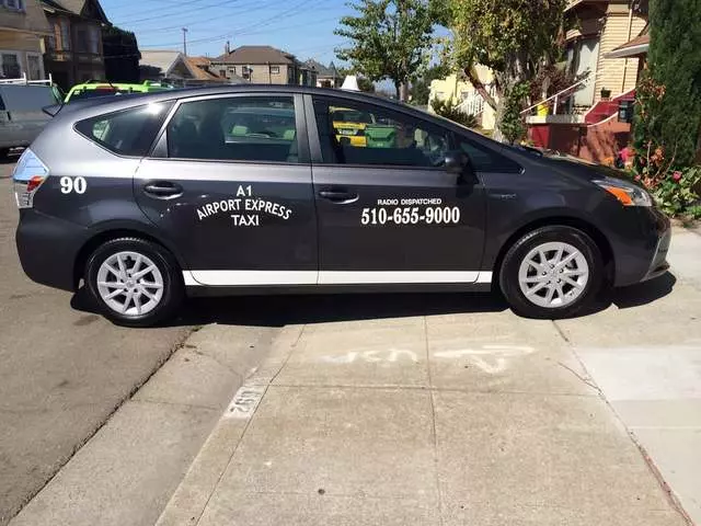 A 1 Yellow Airport Express Taxi