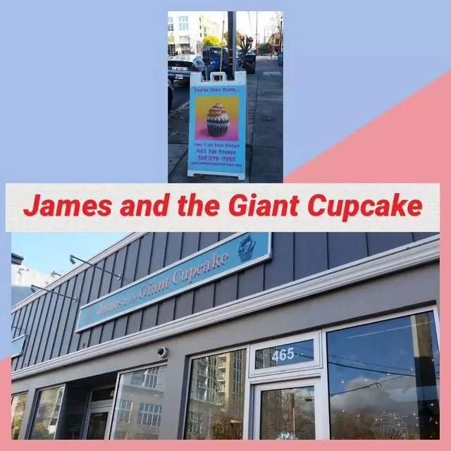James and the Giant Cupcake
