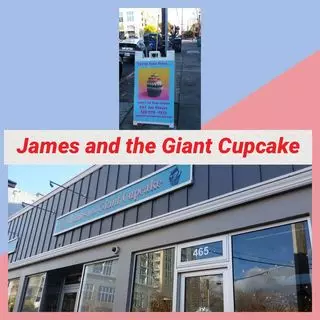 James and the Giant Cupcake