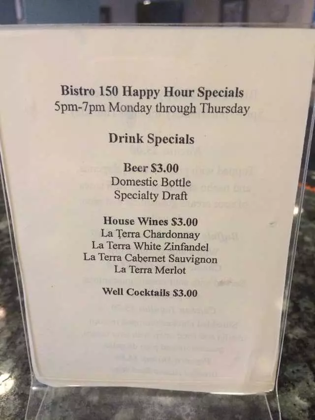 150 Bistro Restaurant Bar & Grill