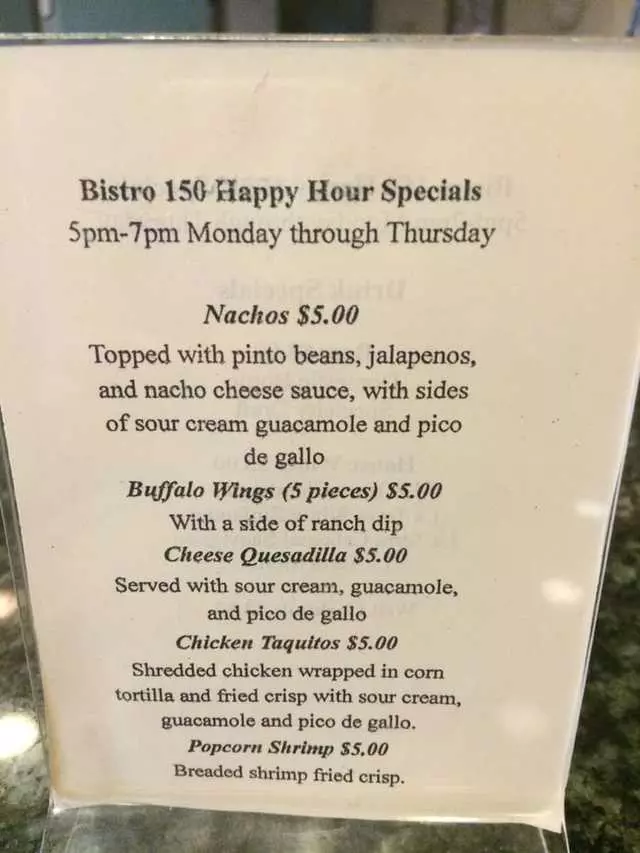 150 Bistro Restaurant Bar & Grill