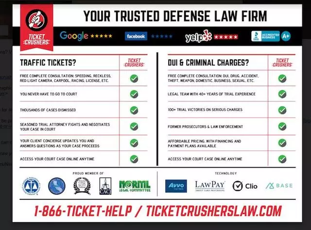 Ticket Crushers Law