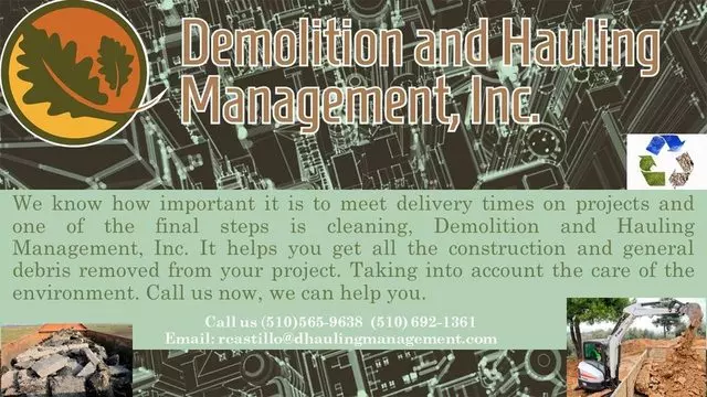 Demolition And Hauling Management