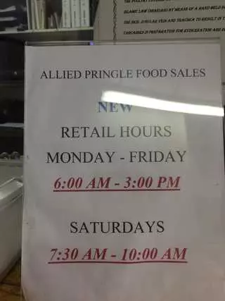 Allied Pringle Food Sales