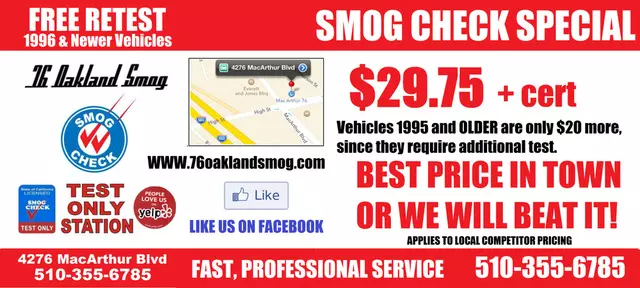 76 Oakland Smog