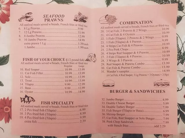 1 Seafood and Chicken Restaurant