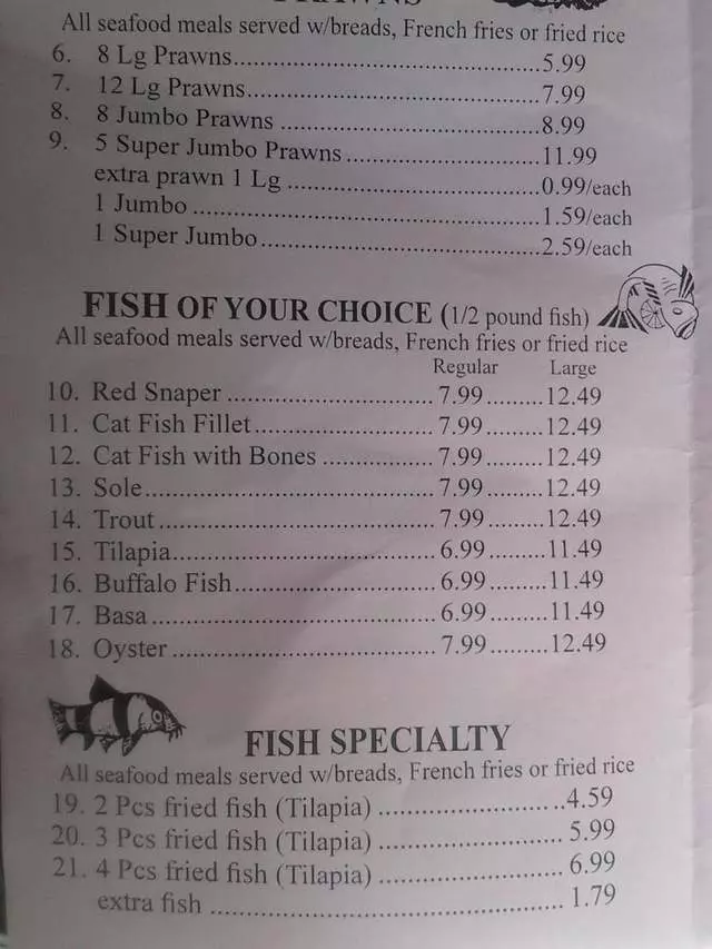 1 Seafood and Chicken Restaurant