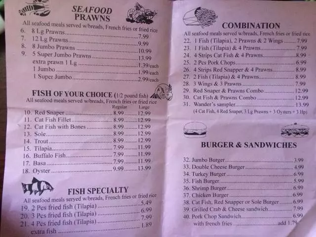 1 Seafood and Chicken Restaurant