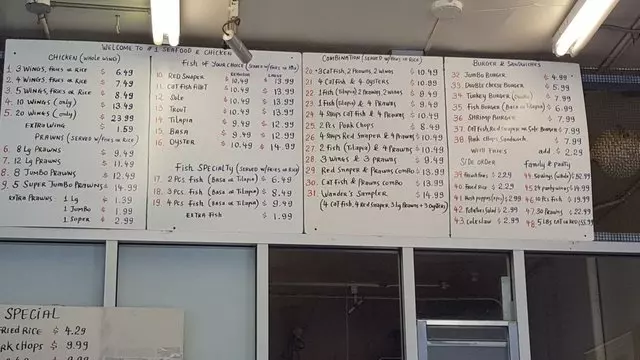 1 Seafood and Chicken Restaurant