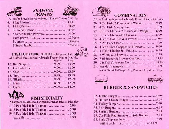 1 Seafood and Chicken Restaurant