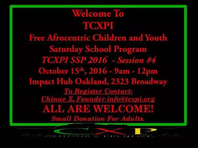 TCXPI Afrocentric Educational Consulting and Resource Service